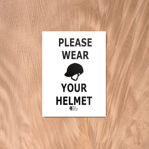 Please Wear Your Helmet