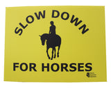 Slow Down For Horses - English